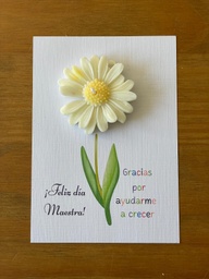 [KL/VEL7] VELA TARJETA MARGARITA