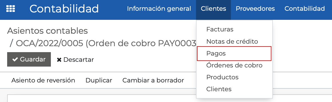 Imagen 19: Registrar pago